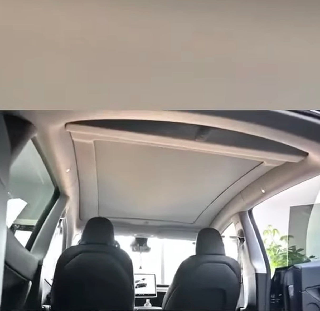 20-24 Tesla Model Y Electric Sunshade Roof Automatic Powered Retractable Dual Control + VOICE ACTIVE