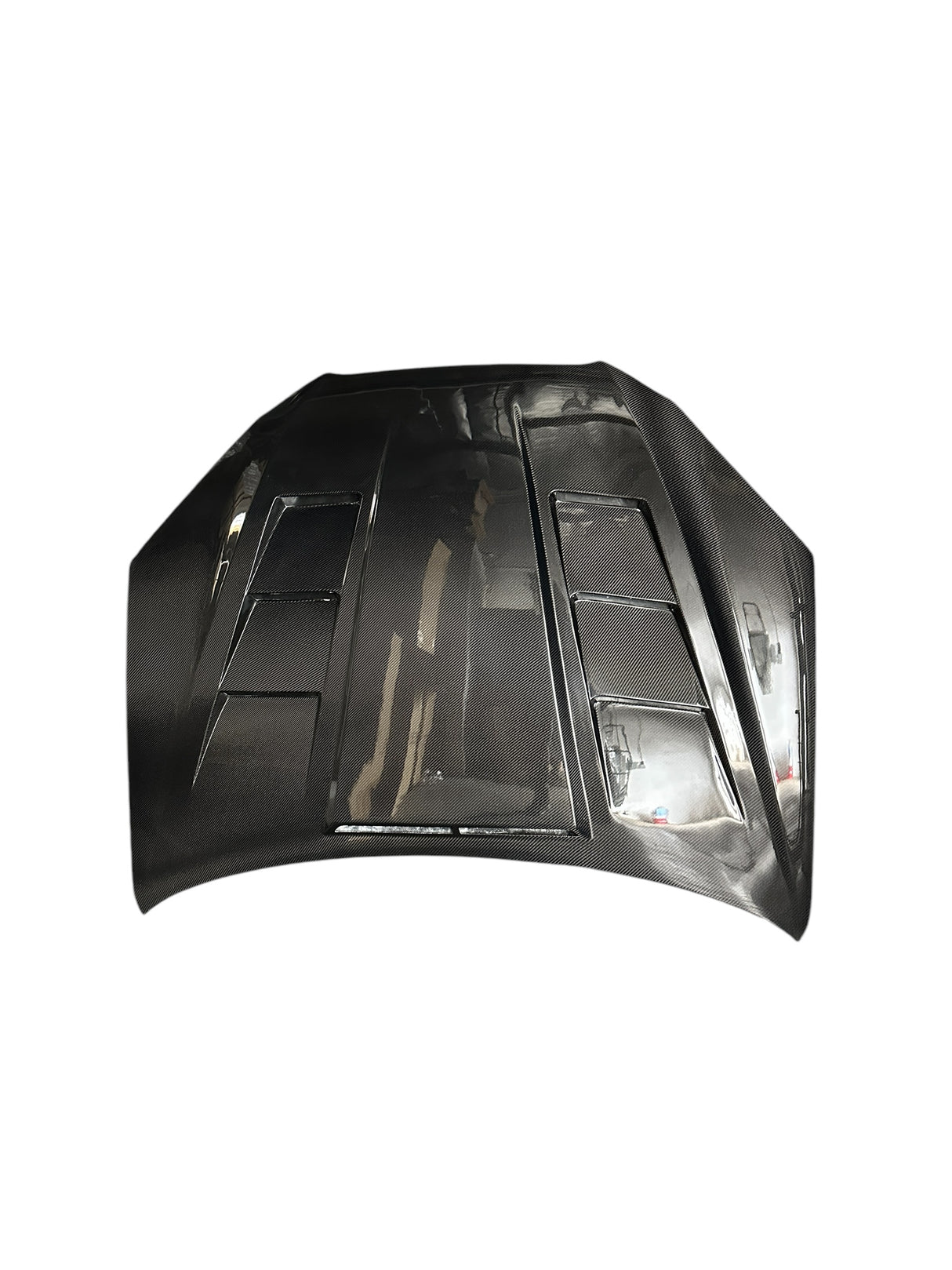 09-10 HYUNDAI GENESIS 2DR H2 STYLE CARBON FIBER HOOD