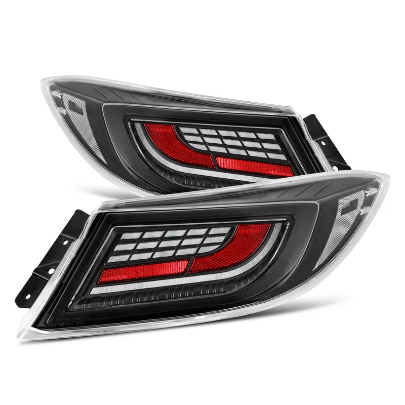 2022-2025 Toyota GR86/2022-2025 Subaru BRZ LED Tail Lights AlphaRex (LUXX-Series) - Alpha-Black