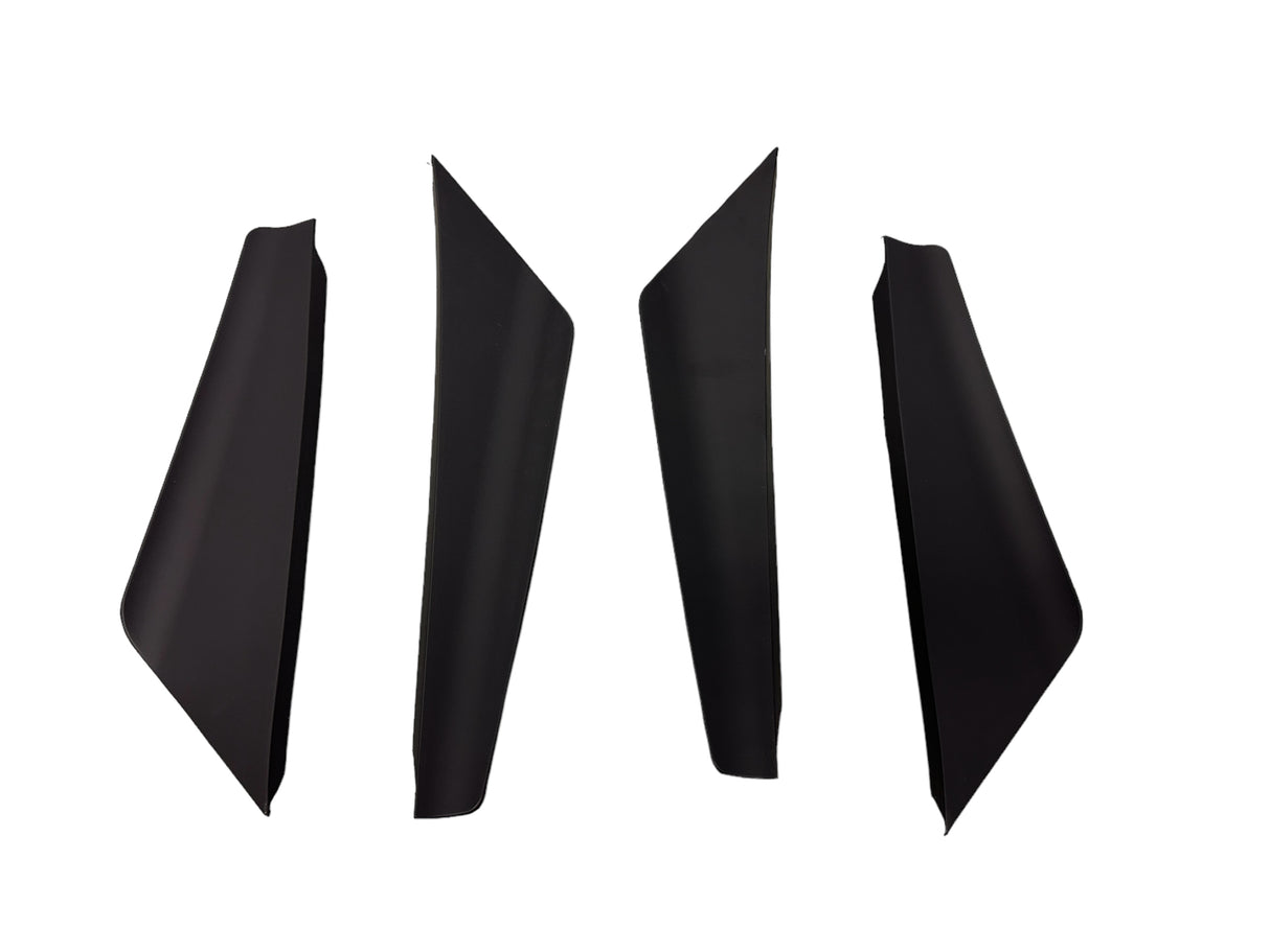 06-11 HONDA CIVIC 4D Js Style Canard Splitter For TYPE-R FRONT BUMPER