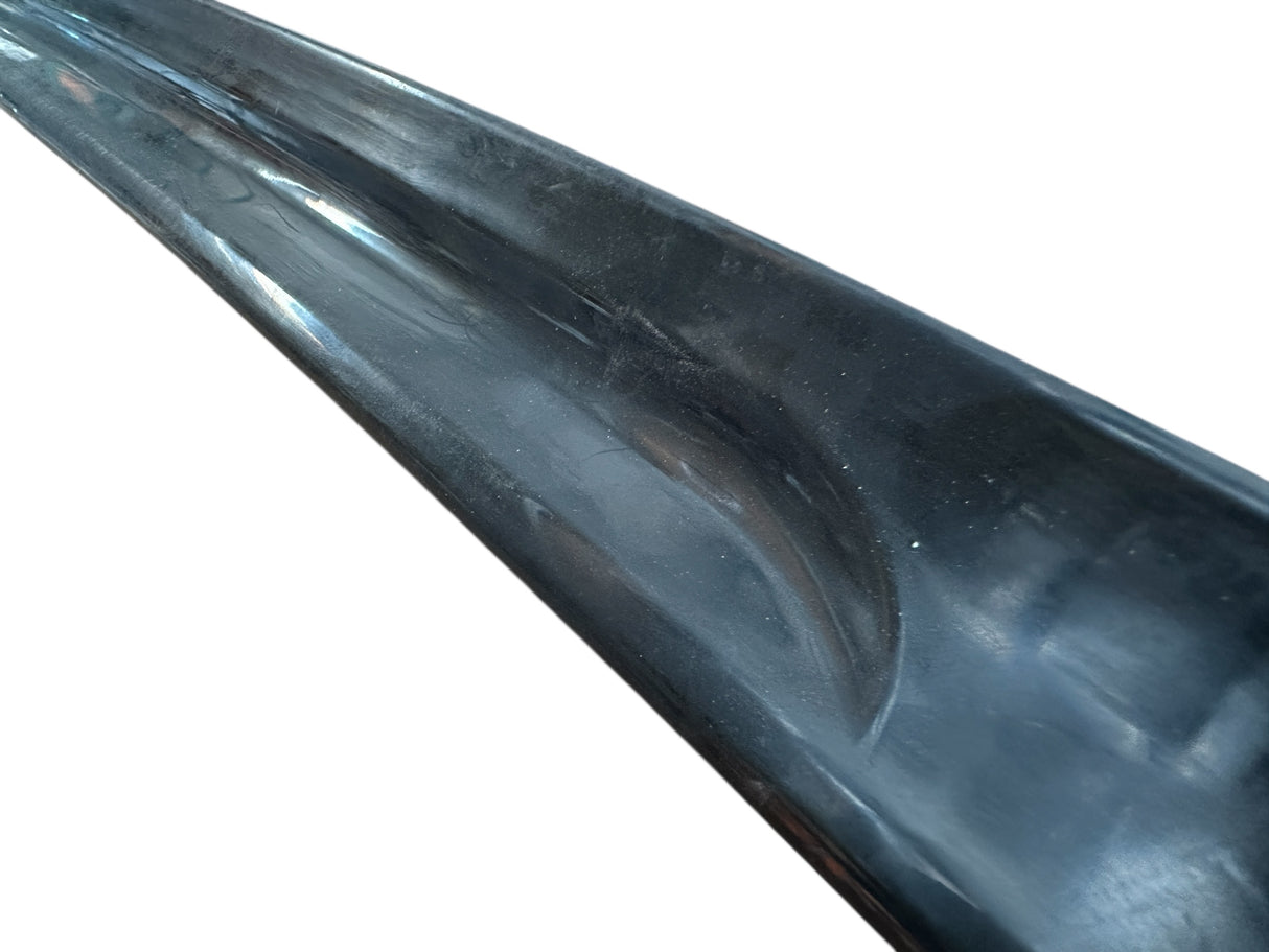 UNIVERSAL TRUNK LIP SPOILER PLASTIC BLACK