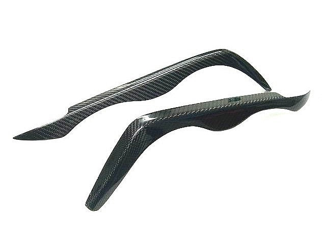 99-01 E46 4DR SEDAN HEADLIGHT EYELID W/ CARBON FIBER 2PCS