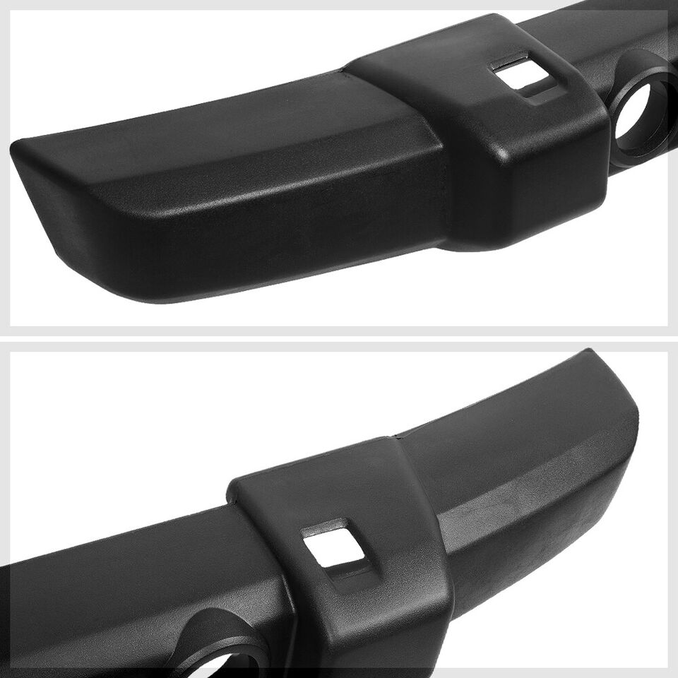 07-18 Jeep Wrangler Black Front Lower Bumper Face Bar Lip w/Fog Light Hole