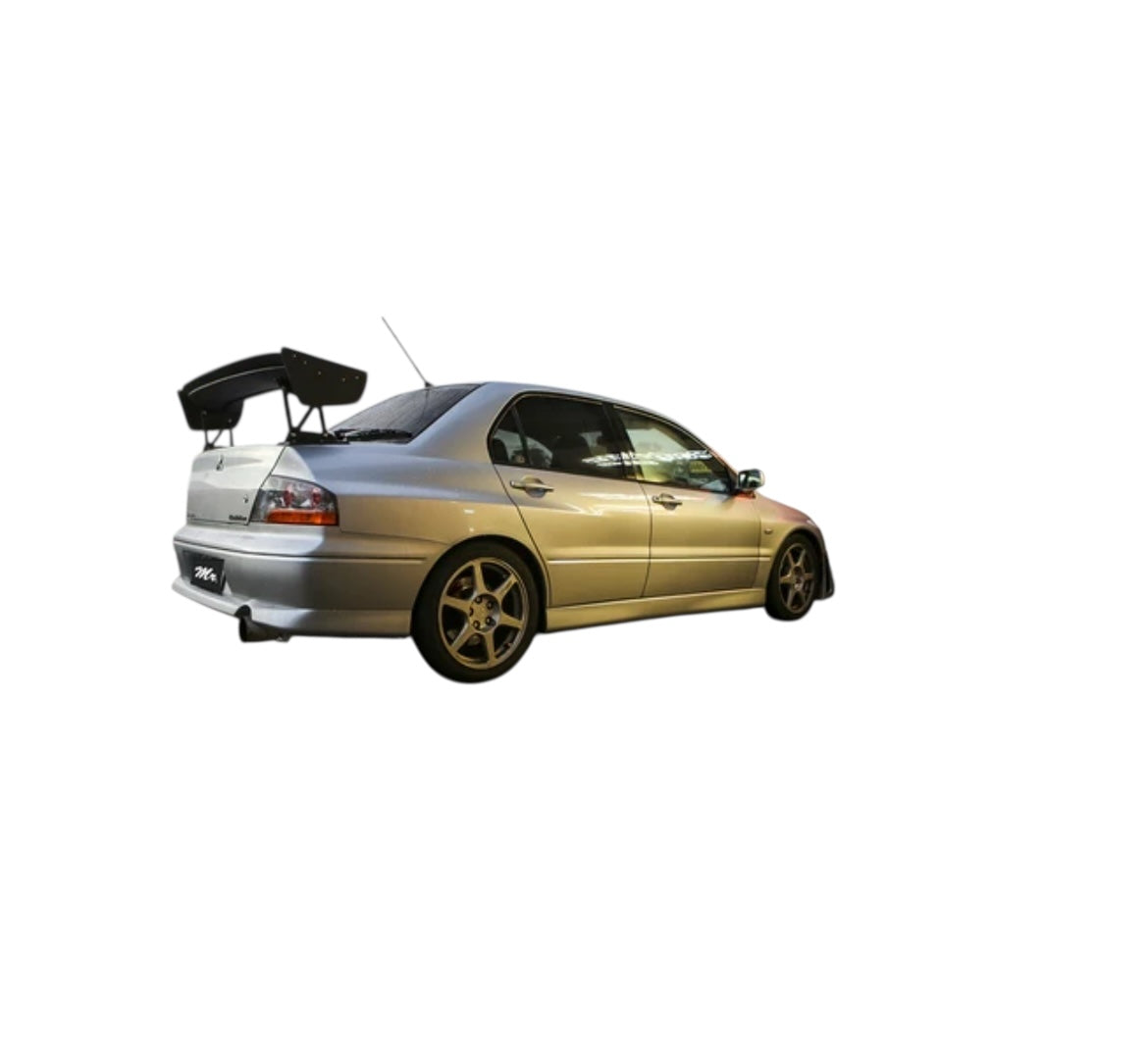 03-06 MITSUBISHI EVO 8 9 BLACK VOLTEX 3 STYLE TRUNK REAR GT WING BOOT SPOILER PLASTIC