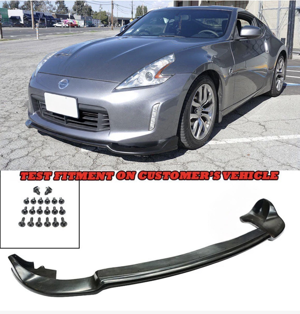 13-20 NISSAN 370Z iG1 Front Bumper Lip PP Unpaint