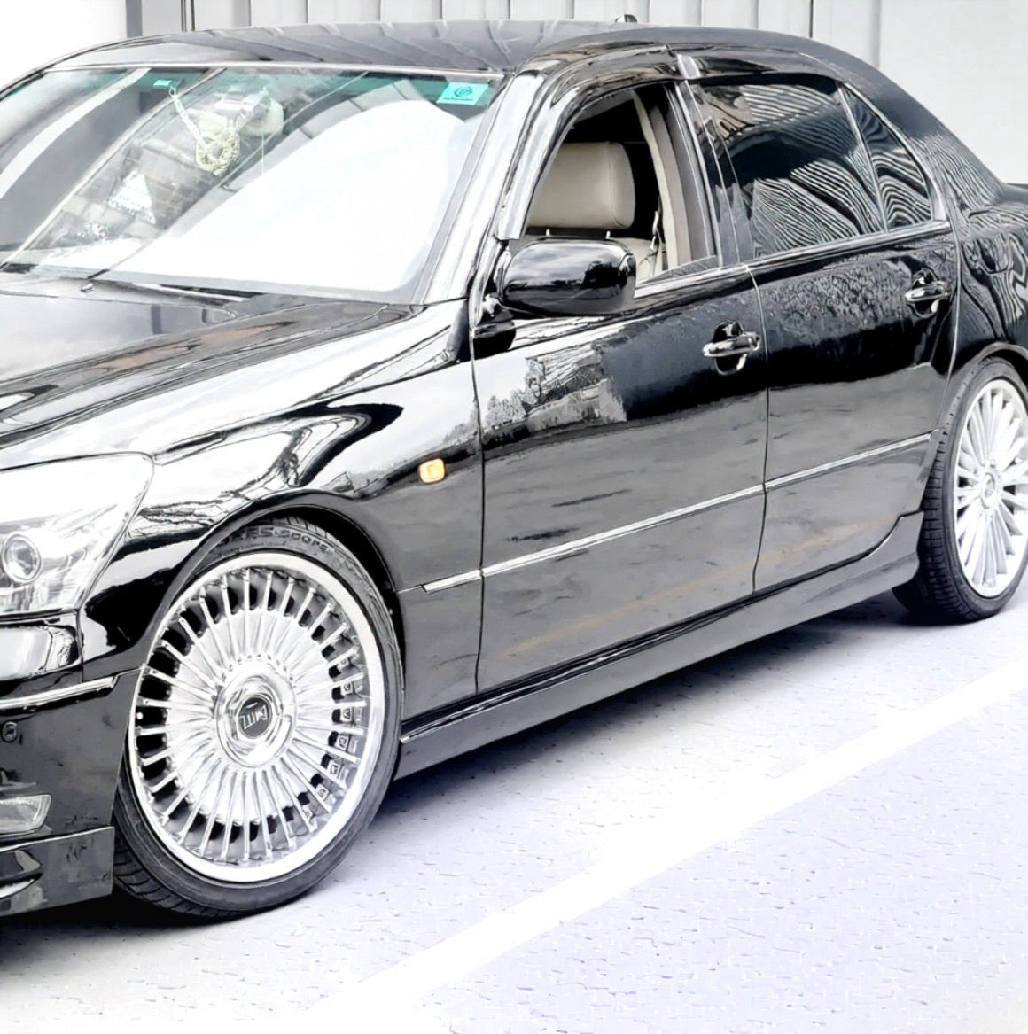 01-06 Lexus LS430 C Style Side Skirt Set 2pcs unpaint (PU)