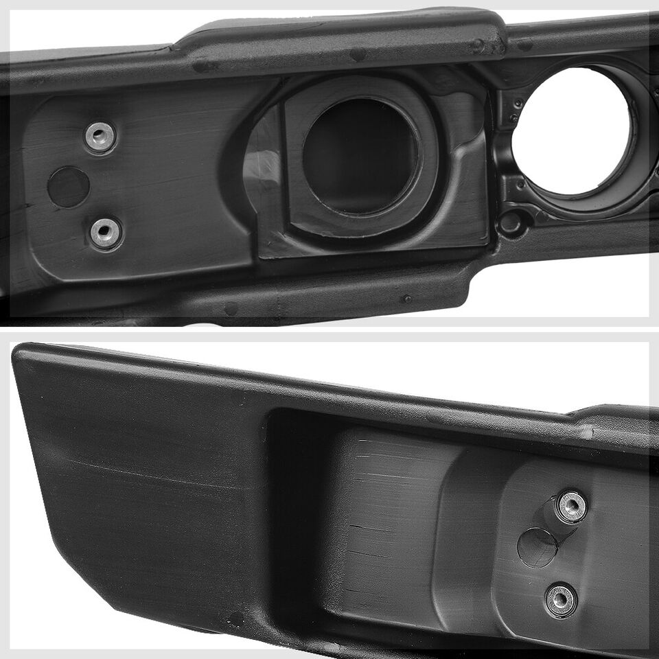 07-18 Jeep Wrangler Black Front Lower Bumper Face Bar Lip w/Fog Light Hole