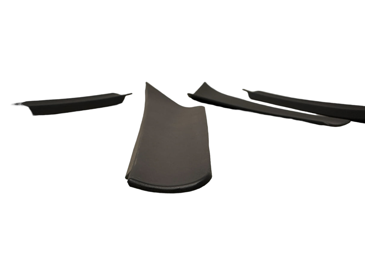 06-11 HONDA CIVIC 4D Js Style Canard Splitter For TYPE-R FRONT BUMPER