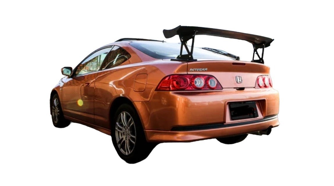 02-06 ACURA RSX J’S 154cm TYPE GT BLACK STYLE TRUNK REAR GT WING BOOT SPOILER PLASTIC