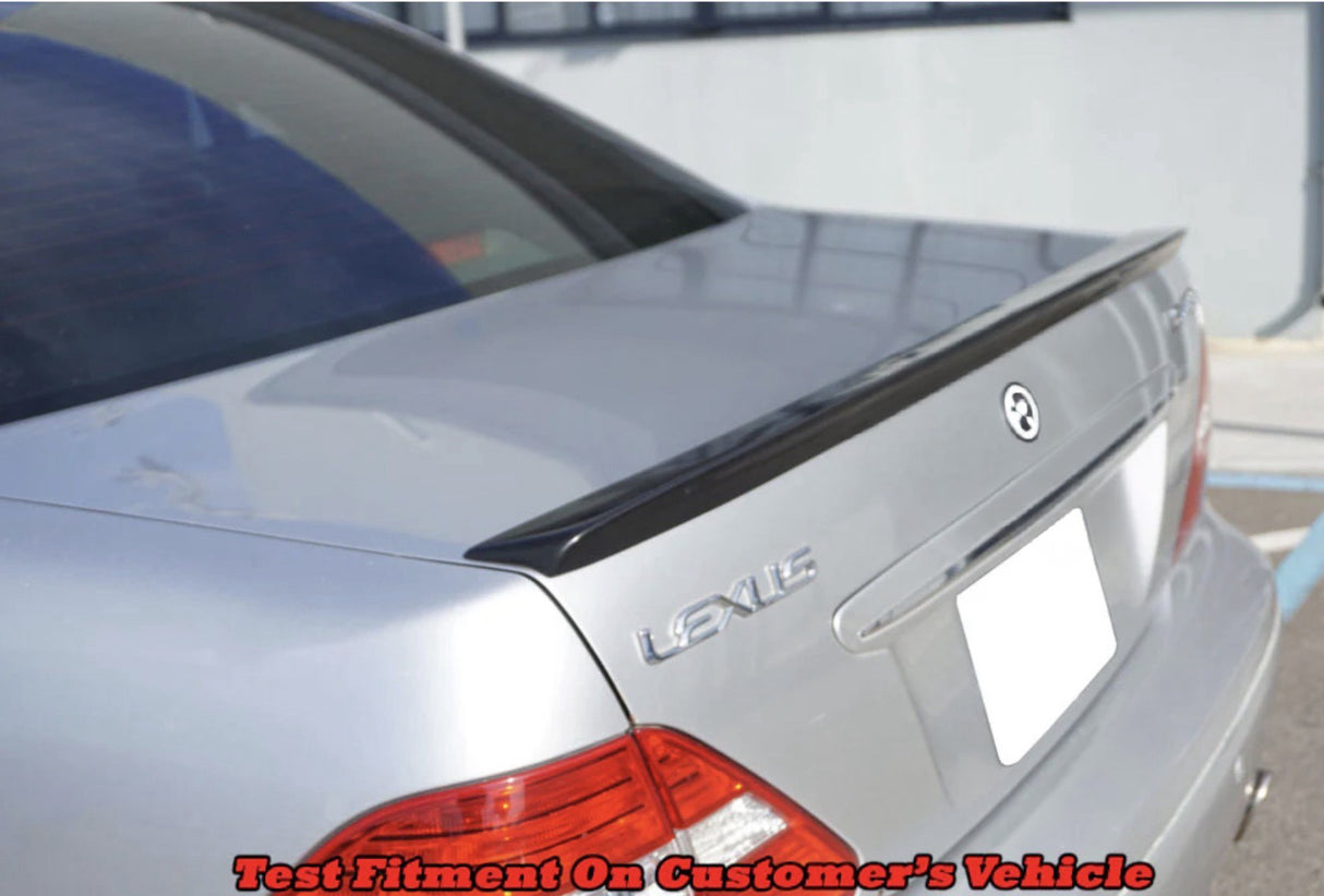 01-06 Lexus LS430 B Style Rear Trunk Spoiler unpaint (PU)