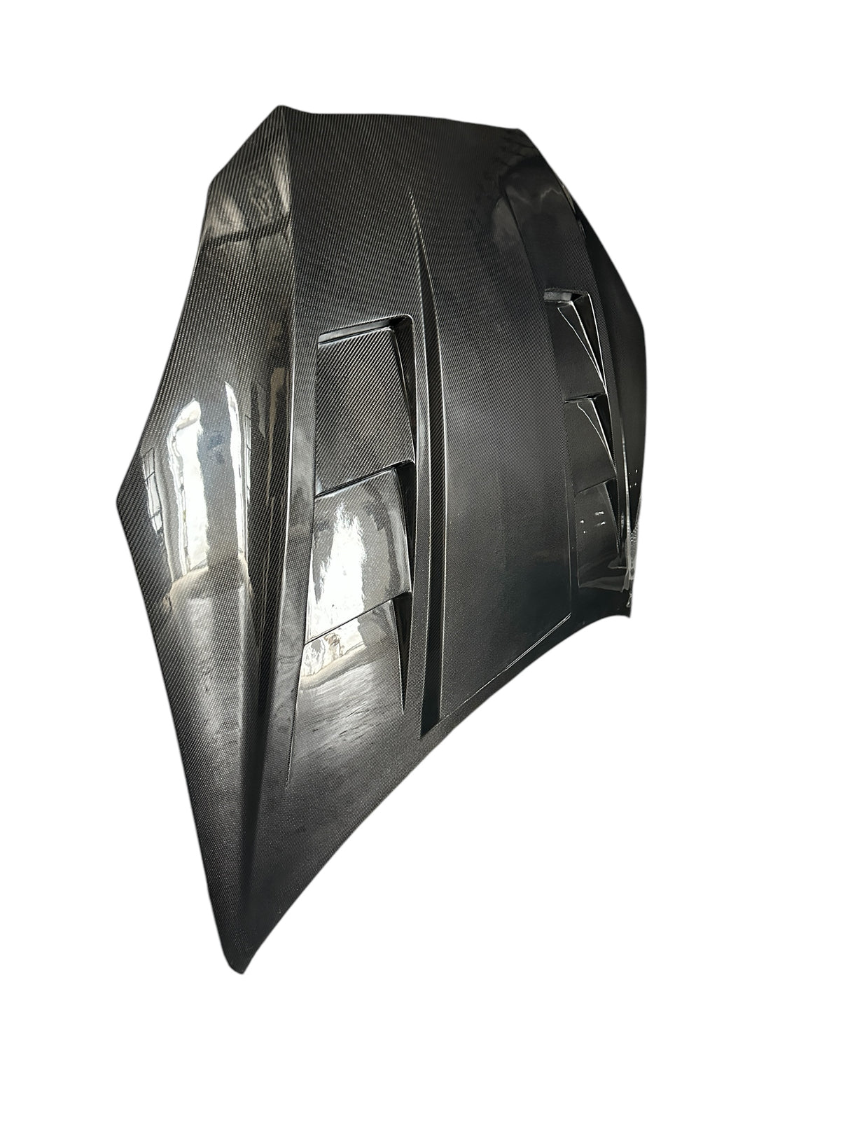 09-10 HYUNDAI GENESIS 2DR H2 STYLE CARBON FIBER HOOD