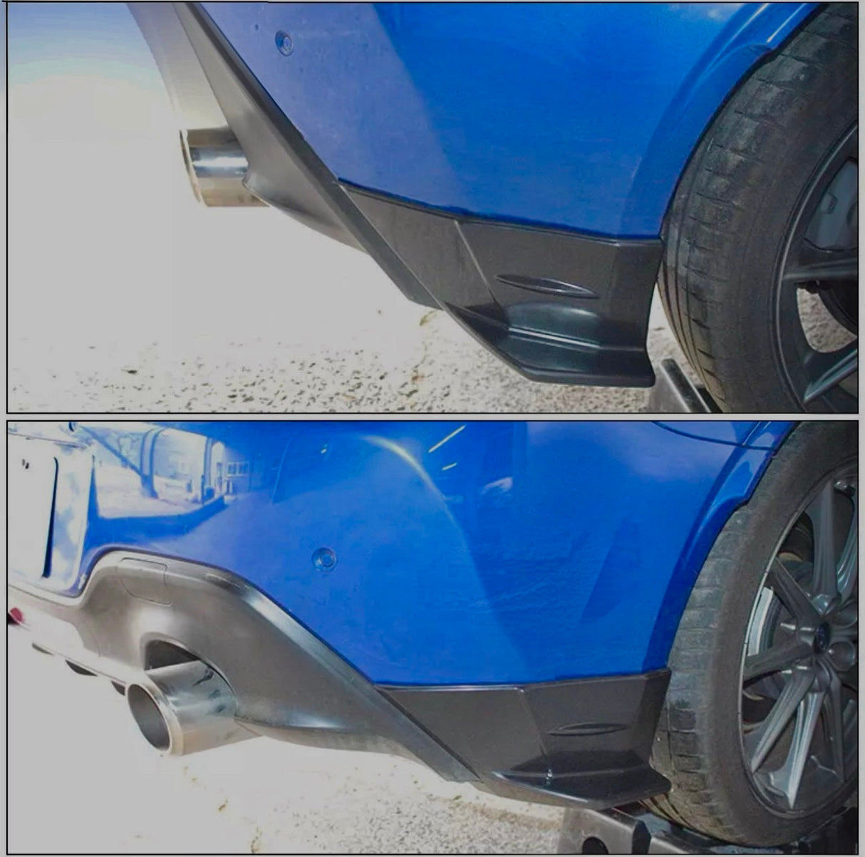 22-25 SUBARU BRZ/ TOYOTA GR86 ST-STYLE REAR LIP APRONS ABS PLASTIC