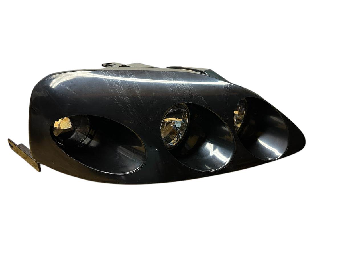 99-00 HONDA CIVIC JDM 80s CLASSIC TRIPLE PAINTSBLE HEADLIGHT PLASTIC PAIR