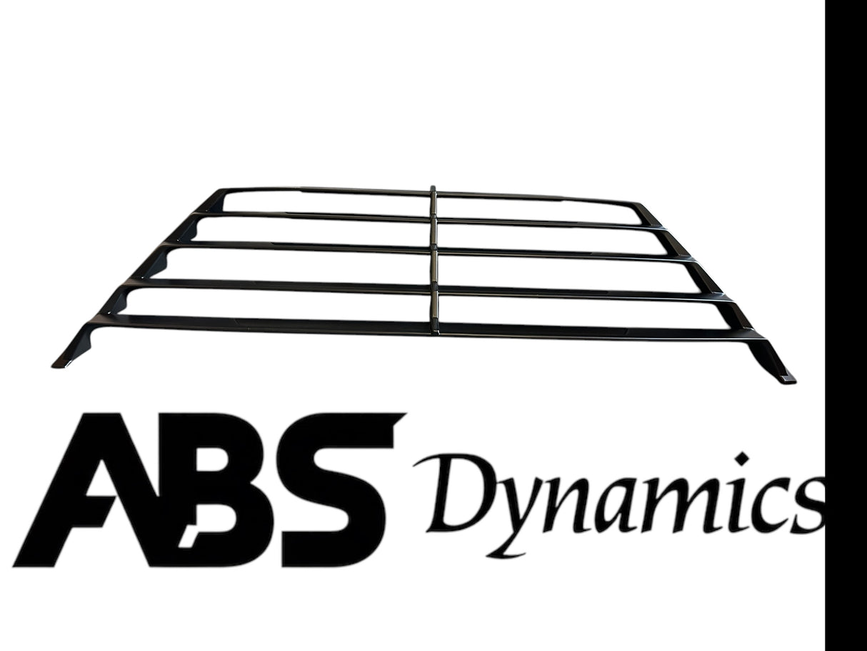 82-94 BMW E30 3 SERIES COUPE/SEDAN REAR WINDOW GLASS LOUVER EURO SPEC PLASTIC BLACK