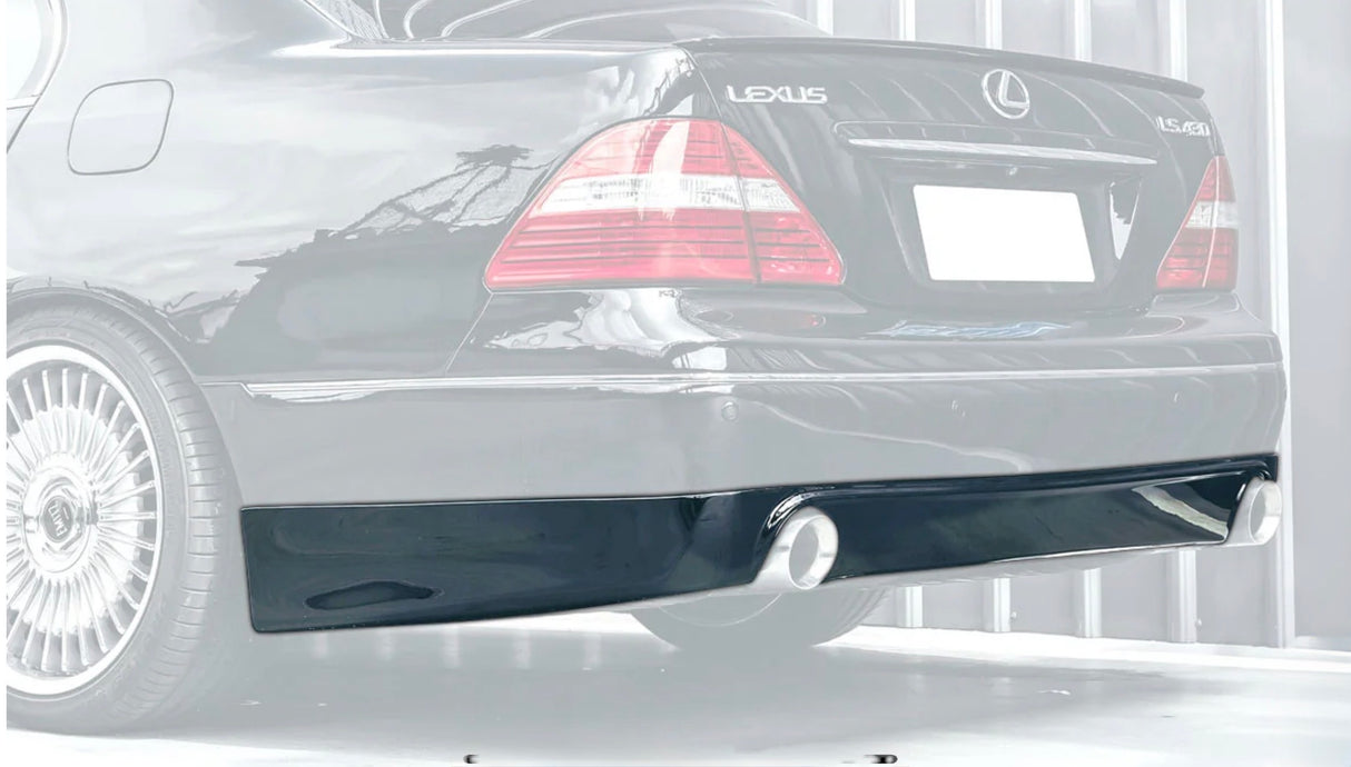 04-06 Lexus LS430 C Style Rear Bumper Lip Spoiler Unpaint (PU)
