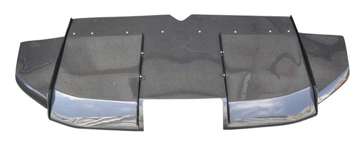 17-21 HONDA FK8 TYPE-R CIVIC VARIS STYLE REAR BUMPER DIFFUSER CARBON FIBER)