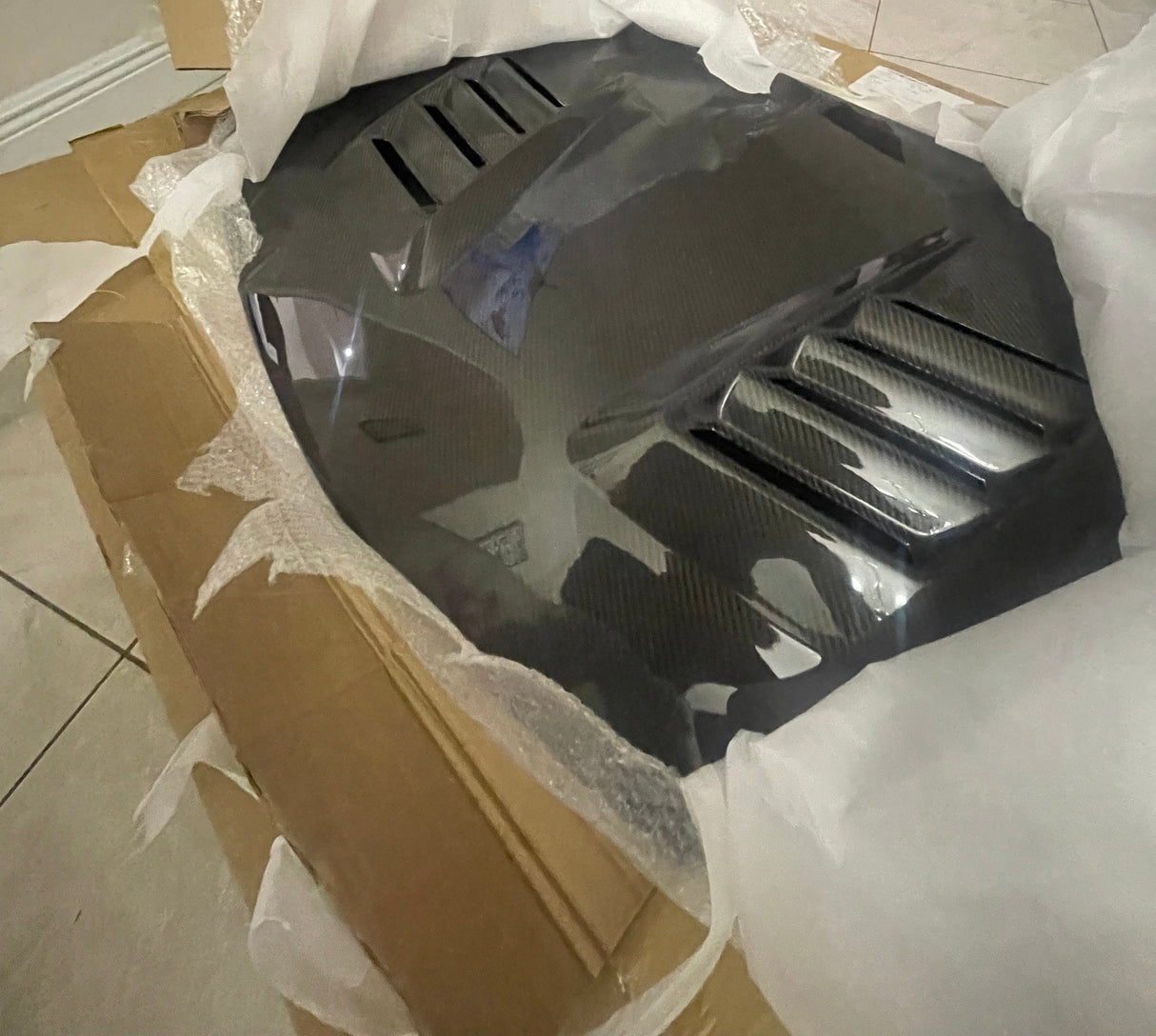 06-11 HONDA CIVIC JDM J'S Racing STYLE CARBON FIBER HOOD