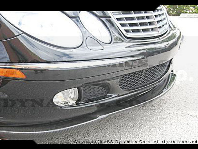 03-06 MERCEDES E320 E350 E500 W211 AMG STYLE CARBON FIBER FRONT LOWER SPOILER