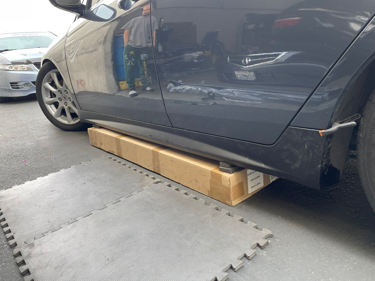 04-08 ACURA TSX CL7 Modulo Style Side Skirt PP Unpaint Plastic