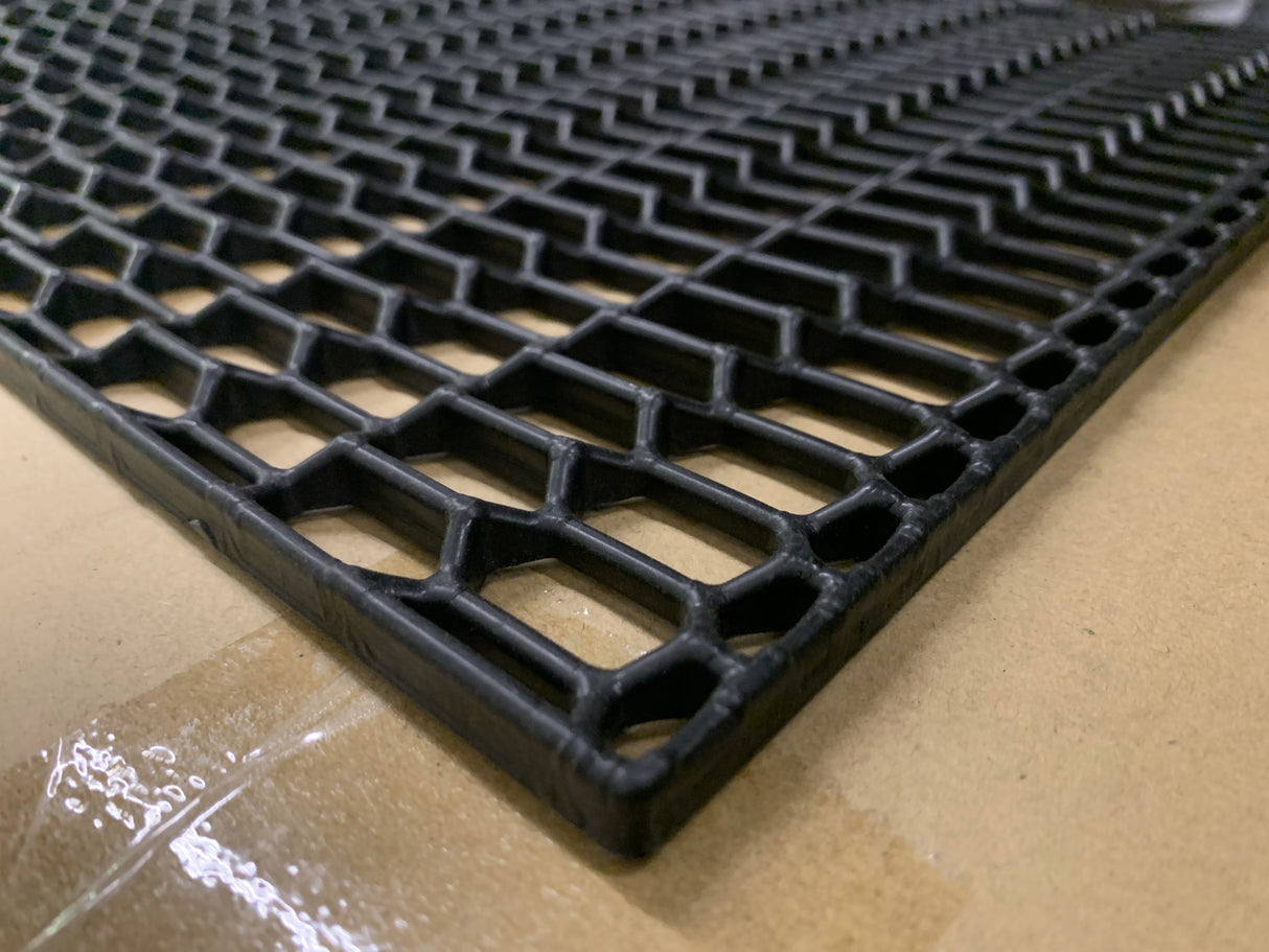 UNIVERSAL PP PLASTIC EURO 3D RACING HONEYCOMB MESH GRILL SHEET 47X15.6"