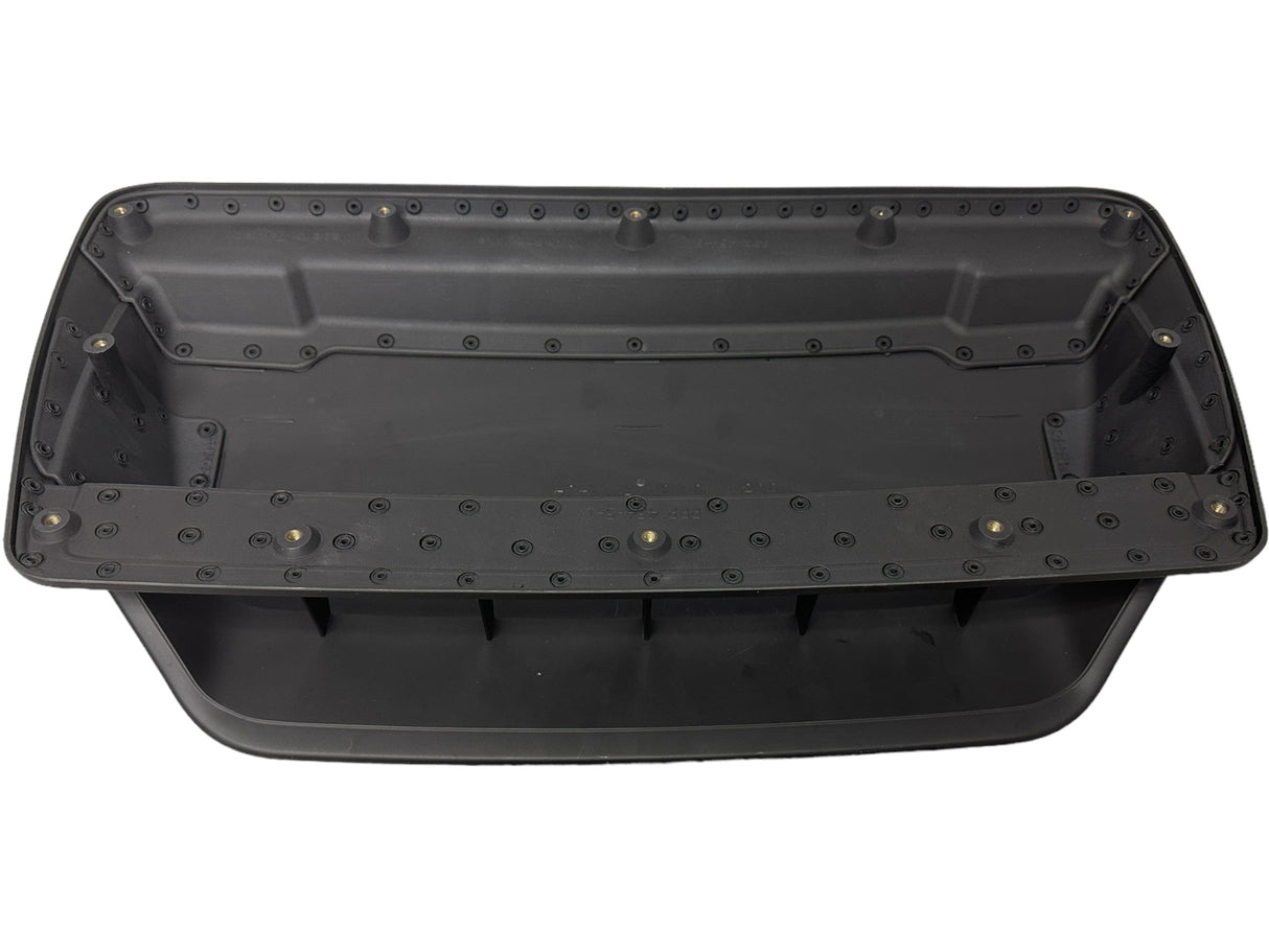 UNIVERSIA TALL STI STYLE HOOD SCOOP VENT ABS PLASTIC PAINTED GLOSS BLACK