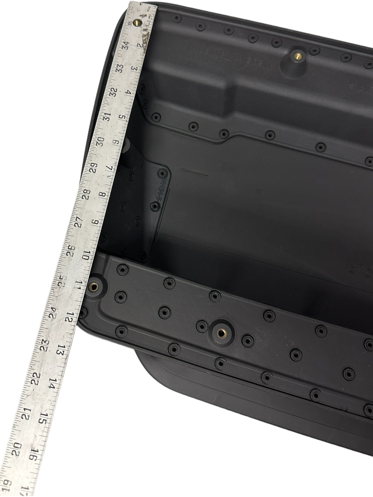 UNIVERSIA TALL STI STYLE HOOD SCOOP VENT ABS PLASTIC PAINTED GLOSS BLACK