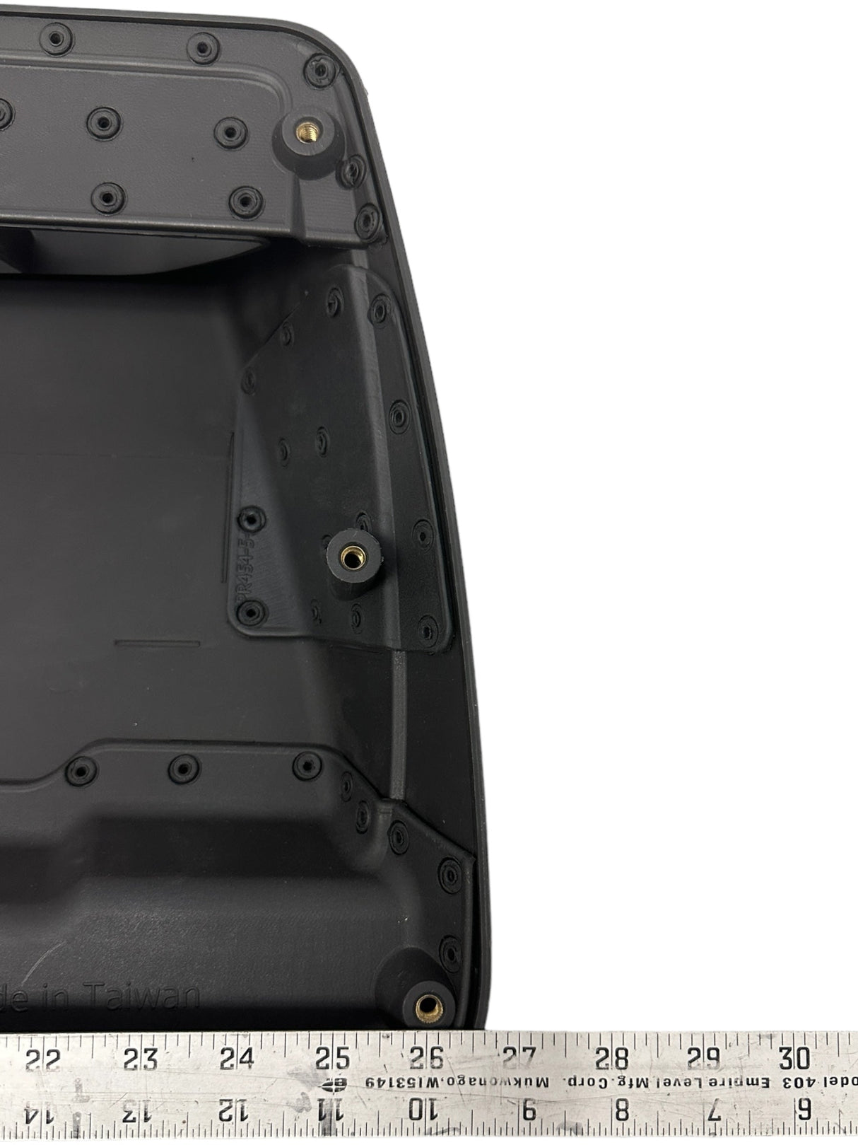 UNIVERSIA TALL STI STYLE HOOD SCOOP VENT ABS PLASTIC PAINTED GLOSS BLACK