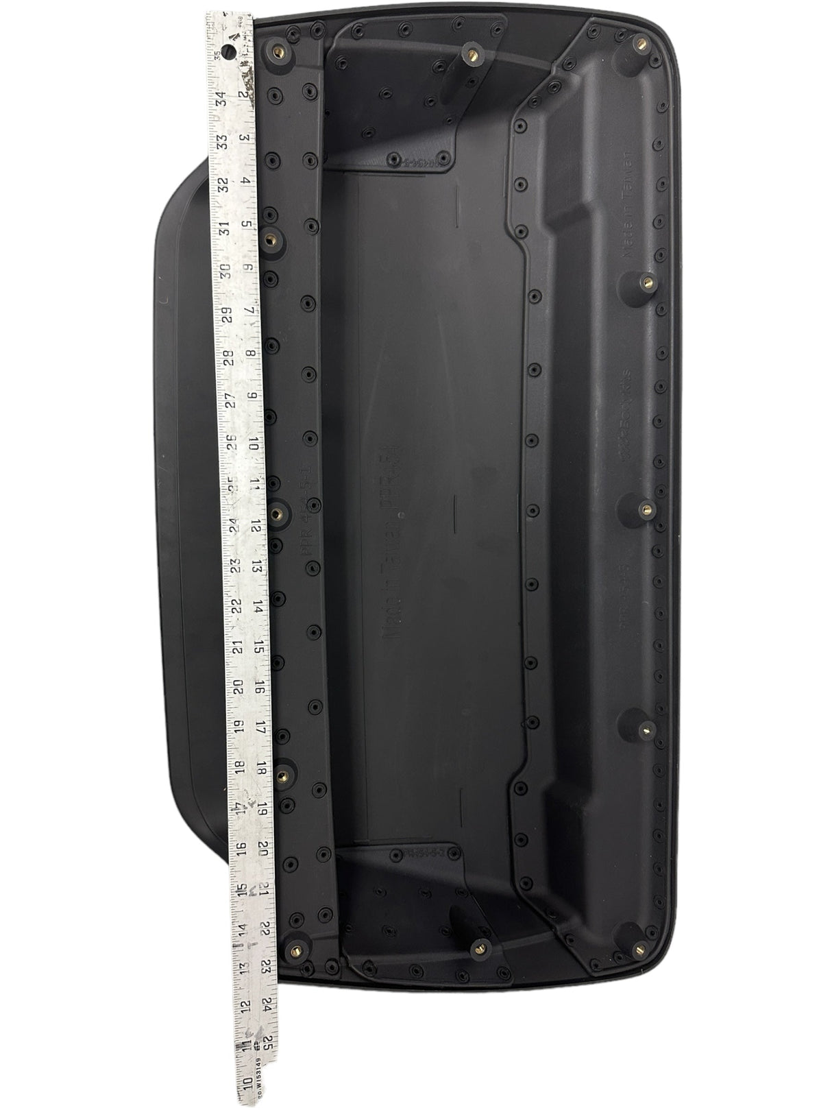 UNIVERSIA TALL STI STYLE HOOD SCOOP VENT ABS PLASTIC PAINTED GLOSS BLACK