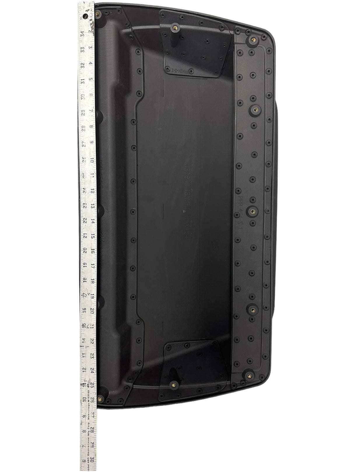 UNIVERSIA TALL STI STYLE HOOD SCOOP VENT ABS PLASTIC PAINTED GLOSS BLACK