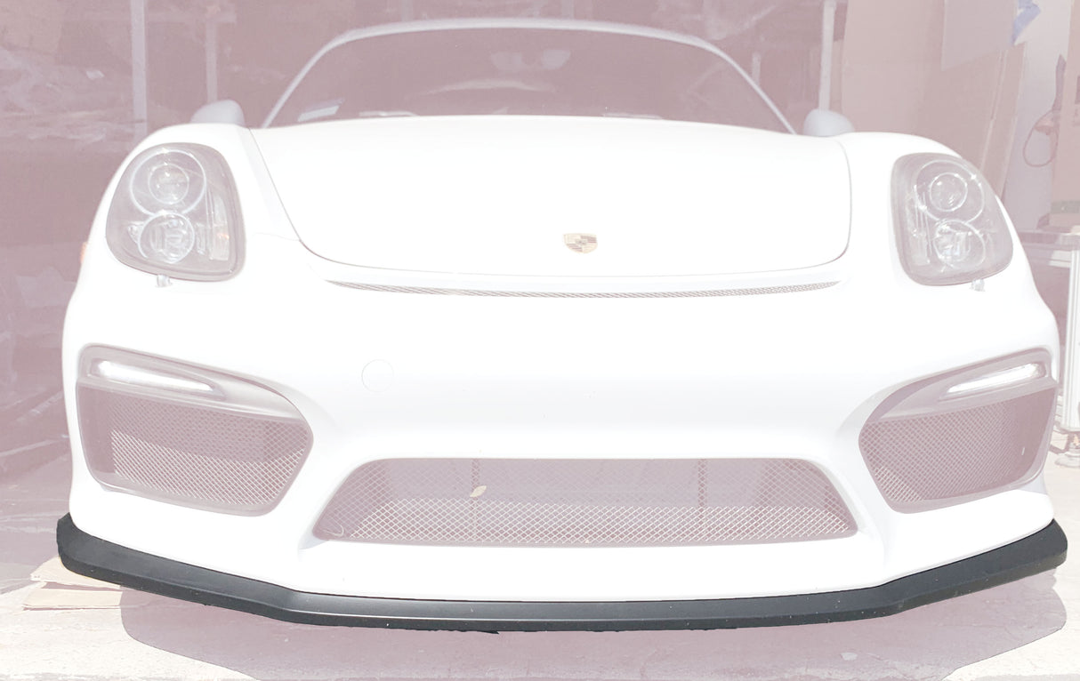 14-16 PORSCHE 981 CAYMAN GT4 OE STYLE FRONT BUMPER LIP PP