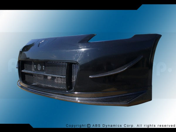 2003-2008 350Z Front Bumper w/Lip Nismo V.2 Style (fiberglass/carbon)