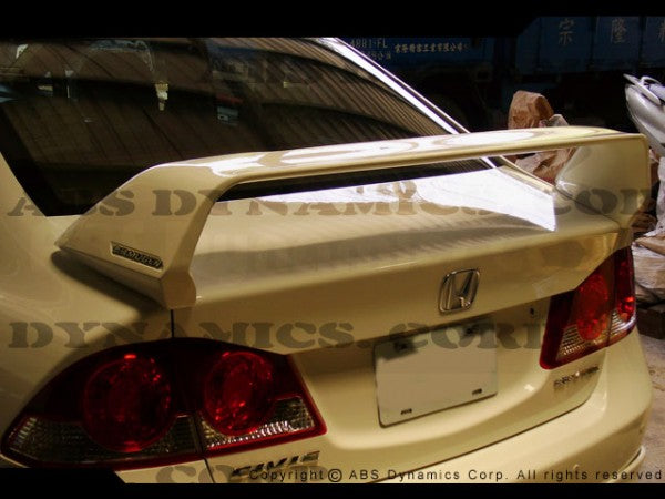 06-11 HONDA CIVIC 4DR MUGEN STYLE TRUNK SPOILER WING