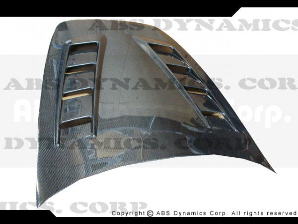 00-09 S2000 Hood J's Racing Style (carbon fiber)