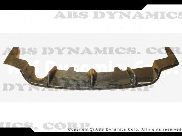 06-11 Honda Civic 4dr Rear Bumper Diffuser J's Style for HC Type-R Rear Bumper only(Black)
