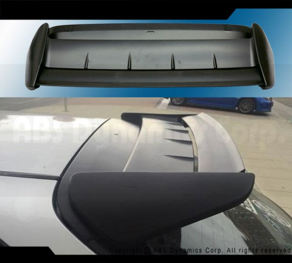 96-00 HONDA CIVIC 3DR SEEKER II REAR TRUNK HATCH SPOILER CARBON TOP WING + PLASTIC