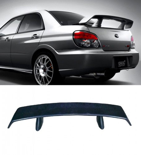 02-07 SUBARU WRX STI REAR TRUNK SPOILER WING PLASTIC