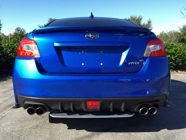 15-20 SUBARU WRX STI Rear Bumper Diffuser MATTE BLACK ABS PLASTI