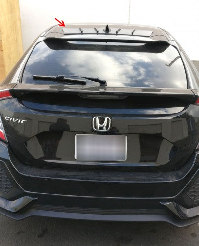 17-20 HONDA CIVIC 5DR ROOF VORTEX GENERATOR WING GEN 2 W/PP