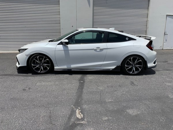 16-20 HONDA CIVIC 2DR TYPE-R STYLE SIDE UNDER PANEL WITH CARBON ASCENT