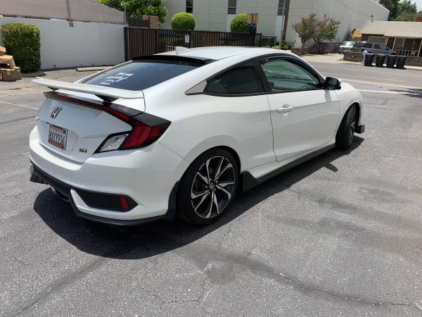 16-20 HONDA CIVIC 2DR TYPE-R STYLE SIDE UNDER PANEL WITH CARBON ASCENT