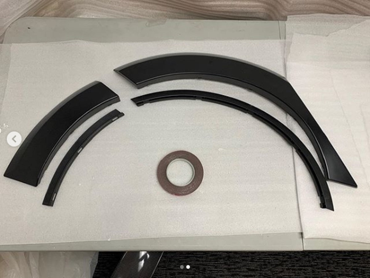 16-20 Honda Civic 4dr Type-R Style Rear Fender Flare Insert Unpaint