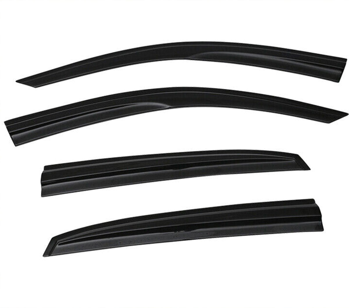 17-21 HONDA CIVIC FK7 FK8 TYPE-R 5DR SIDE DOOR WINDOW VISOR RAIN GUARD SET 4PCS