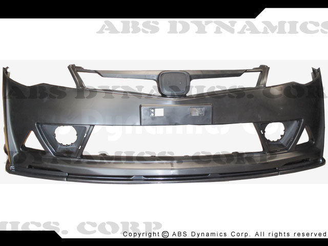 2006-2011 HONDA CIVIC 4D JDM MUGEN RR FRONT BUMPER W/FOG LIGHT (PP)
