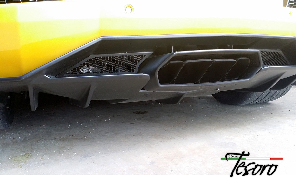 11-15 LAMBORGHINI AVENTADOR TESORO REAR BUMPER DIFFUSER VALANCE