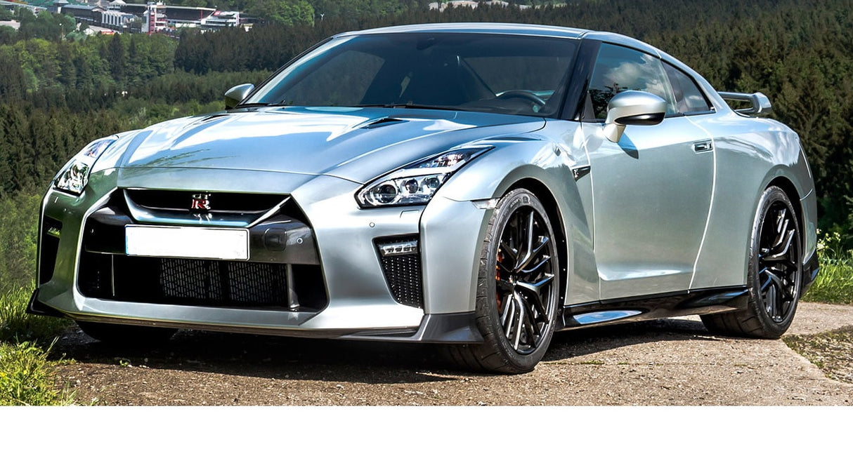 09-19 NISSAN GTR 17 FACELIFT FRONT BUMPER + DRL KIT, REAR BUMPER AND SIDE SKIRT FULL BODY KIT PP