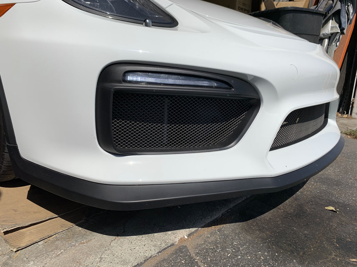 14-16 PORSCHE 981 CAYMAN GT4 FRONT BUMPER SIDE MOLDING PP (LEFT & RIGHT)
