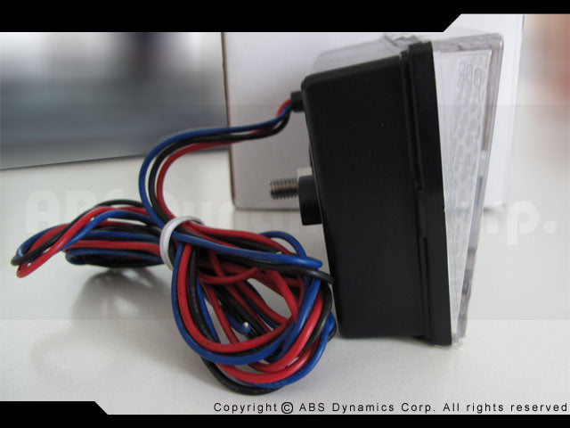 06-11 HONDA CIVIC USDM 4DR MUGEN RR REAR BUMPER LIP W LED 3RD BRAKE LIGHT