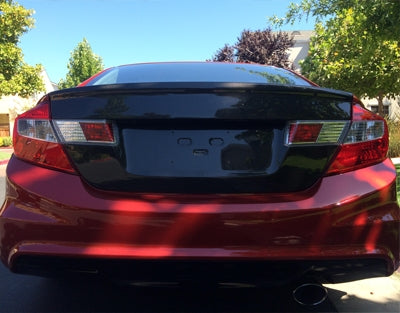 2012 Honda Civic 9th Gen 4dr JDM/ASIA Real Carbon Fiber Trunk Lid Replacement