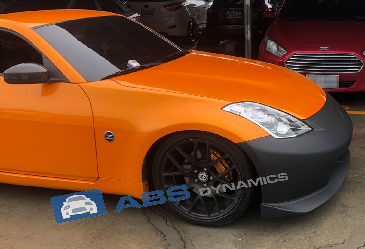 03-09 Nissan 350Z Nismo RS V.3 Style Front Bumper Cover PP Plastic Unpaint