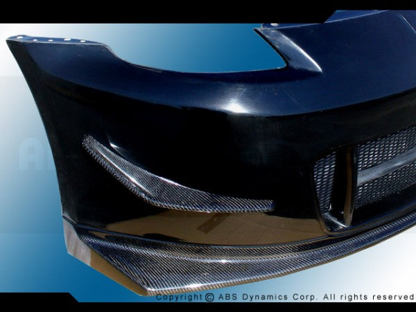 03-05 350Z NISMO V2 Front Bumper Canards (carbon)